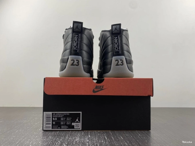 Rep TBK Grey Black Air Wolf Jordan 12 CT8013-019 0826